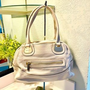 Michael by Michael Kors bone soft leather handbag